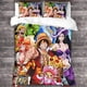 thumbnail image 3 of Juego De Ropa De Cama One Piece Funda Nórdica De Microfibra Suave Con Cremallera Oculta Funda De Edredón De Anime Luffy Con Diseño De Estampado 3d Para Niños Adolescentes Y Adultos 3 Piezas, 3 of 3