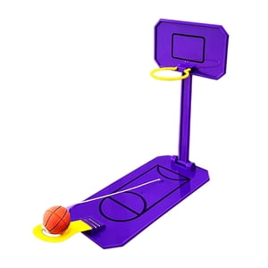 Bothyi - Mini Fun Basketball Game Toy Miniatura Miniatura Baloncesto Plegable Juguete Para Niños Violeta Violeta