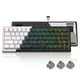 thumbnail image 1 of Teclado Womier Q61 con junta RGB, 60% inalámbrica, intercambiable en caliente, 1 of 3