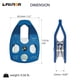 thumbnail image 2 of Polea de rescate Fusion Climb Strux de aluminio 34 KN, azul mate, 2 of 6