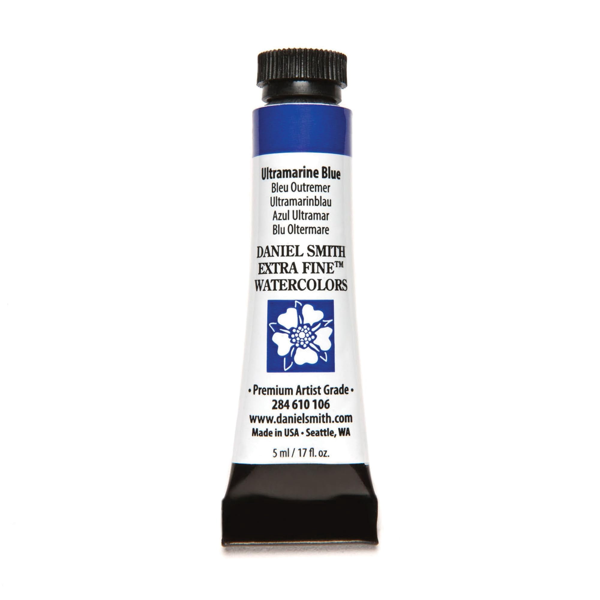 Pintura De Acuarela Daniel Smith Extrafina, Tubo De 5 Ml, Azul Ultramar
