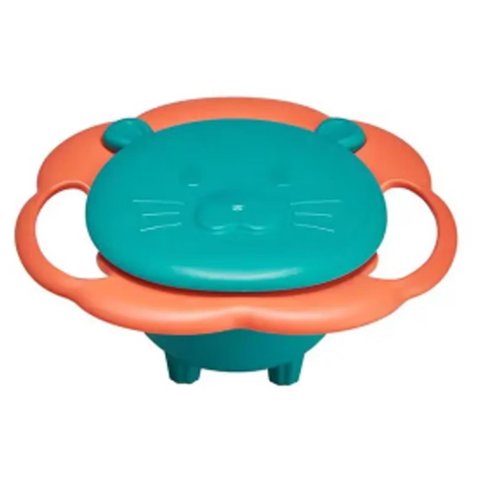 Genérico - Plato Antiderrame Gira 360° Multicolor Para Bebes