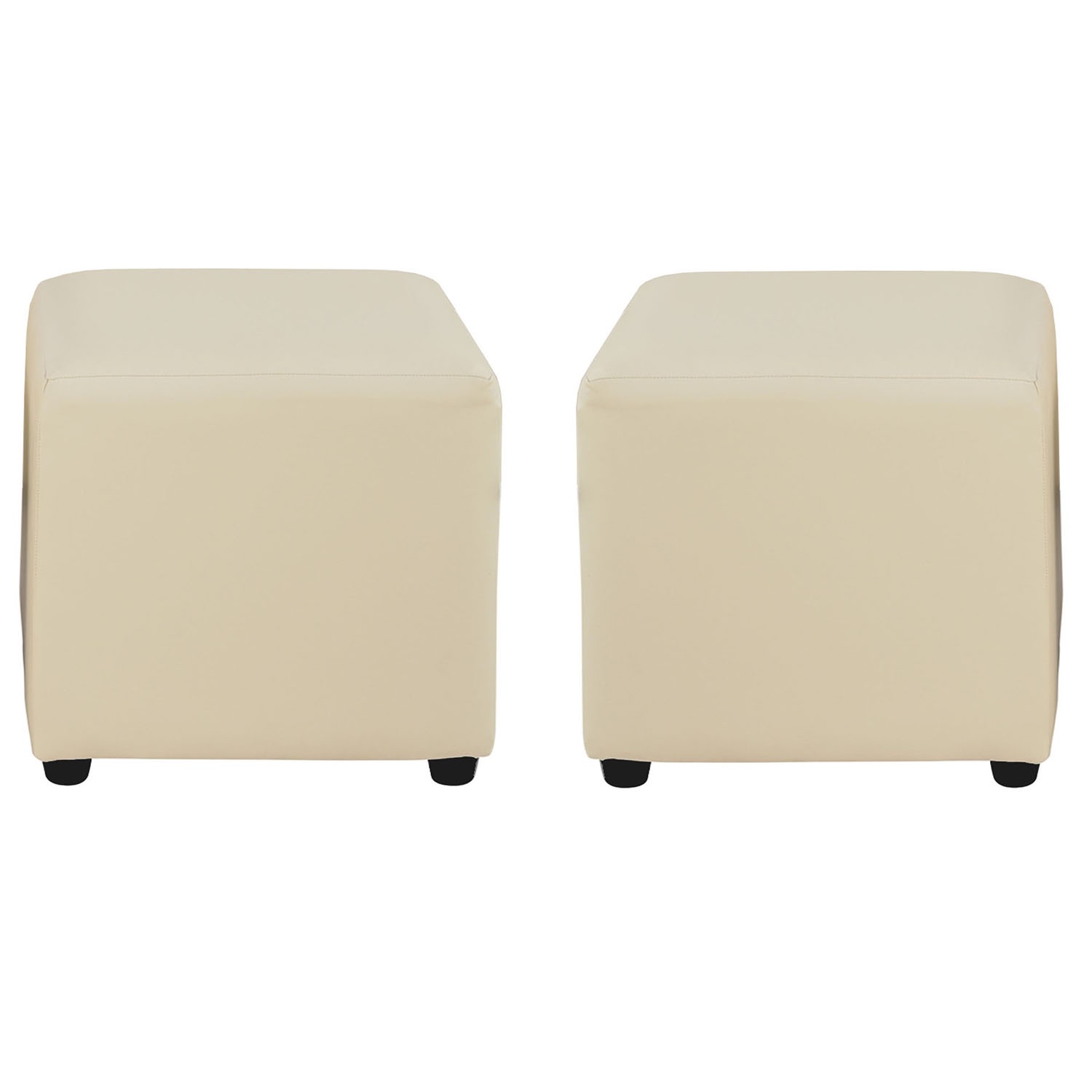 Bodevir - Set Pouf Cali 1C Pu 30 Beige