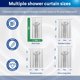 thumbnail image 4 of Juego de ducha Curtain CLOROX Stall de tela 137 x 198 cm, color azul, 4 of 8