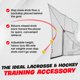 thumbnail image 4 of Parada de Lacrosse Goal Sports Innovation 396 cm × 305 cm, 4 of 9