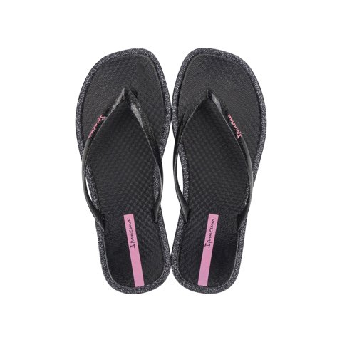 Sandalia Mujer Negro/Glitter Edge Solar Glow Ipanema