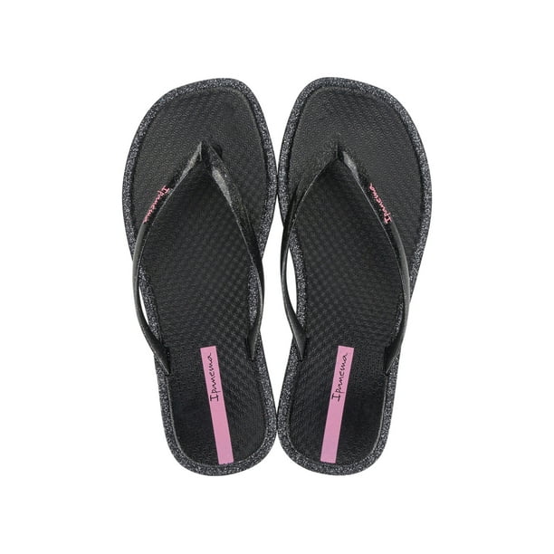 Sandalia Mujer Negro/Glitter Edge Solar Glow Ipanema