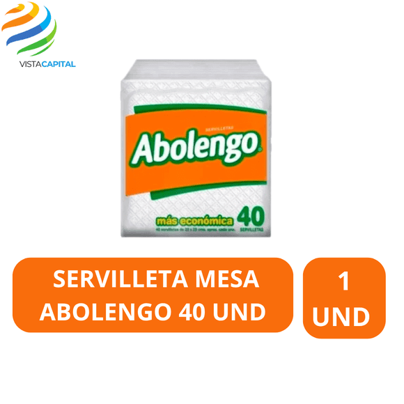 Servilleta Abolengo 23x22 40 Unid Paquete
