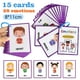 thumbnail image 1 of 15 Cards My Emotion Feeling English Learning Words Flash Cards Kids Educational Learn Toys For Children Enlightenment Card, 1 of 2