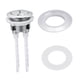 thumbnail image 4 of Botón De Descarga De Inodoro De Doble Pulsación, Botón Universal Para Tanque De Inodoro Para Ba?o, Plateado, 4 of 5