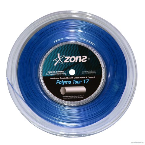 Rollo Cuerda Tenis Zons Polymo Tour 1.23 / 17 Azul Oscuro