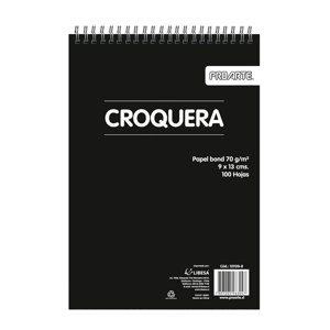 Croquera Proarte 09X13Cm 100Hjs