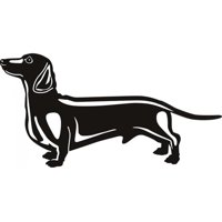 Rienda Libre Graphics - Decomural Dachshund Dog Pet Animals Ws-18336