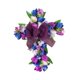 thumbnail image 4 of Artificial Tulip Flower Wreath Garland Hanger Corona De Pascua Puerta De La Frontera Purple Arco Púrpura, 4 of 5