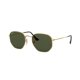 thumbnail image 2 of Gafas de sol Ray-Ban RB3548N con lente plana hexagonal de 51 mm, color dorado, 2 of 9