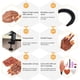 thumbnail image 4 of Hand de manicura LIONVISON con 300 puntas de uñas, lima y brocha, 4 of 8
