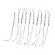 thumbnail image 5 of 10 Piezas De Tzitzits Tradicionales Judíos, Tzitzits Para Jeans, Borlas Para Bolso, Suéter, Azul Y Blanco, 5 of 5