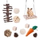 thumbnail image 2 of Juego de juguetes para masticar para hámster, juguete para rechinar los dientes, animales pequeños, ejercicio, juego, ejercicio 11 equipos, 2 of 4
