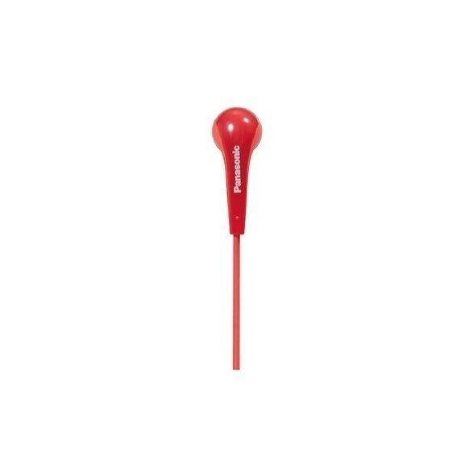 Panasonic - Audifonos In Ear Jack 3.5mm 1.2m Rojo Rp-hje140