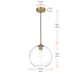 thumbnail image 3 of Lámpara Colgante Elegant Lighting Baxter Negra Transparente 30 cm, 3 of 9