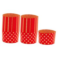 Bothyi - 100 Piezas De Moldes De Papel Para Hornear Pan, Para Fiestas De Compromiso Y Navidad, 9 X 8,5 Cm, B