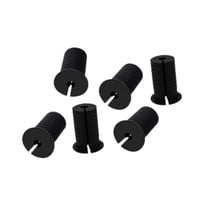 Bothyi - Pasacables Para Enrutamiento De Cables Starlink, 6 Unidades, Aptos Para Orificios De Pared De 1 Pulgada, Color Negro