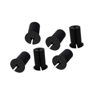 Bothyi - Pasacables Para Enrutamiento De Cables Starlink, 6 Unidades, Aptos Para Orificios De Pared De 1 Pulgada, Color Negro