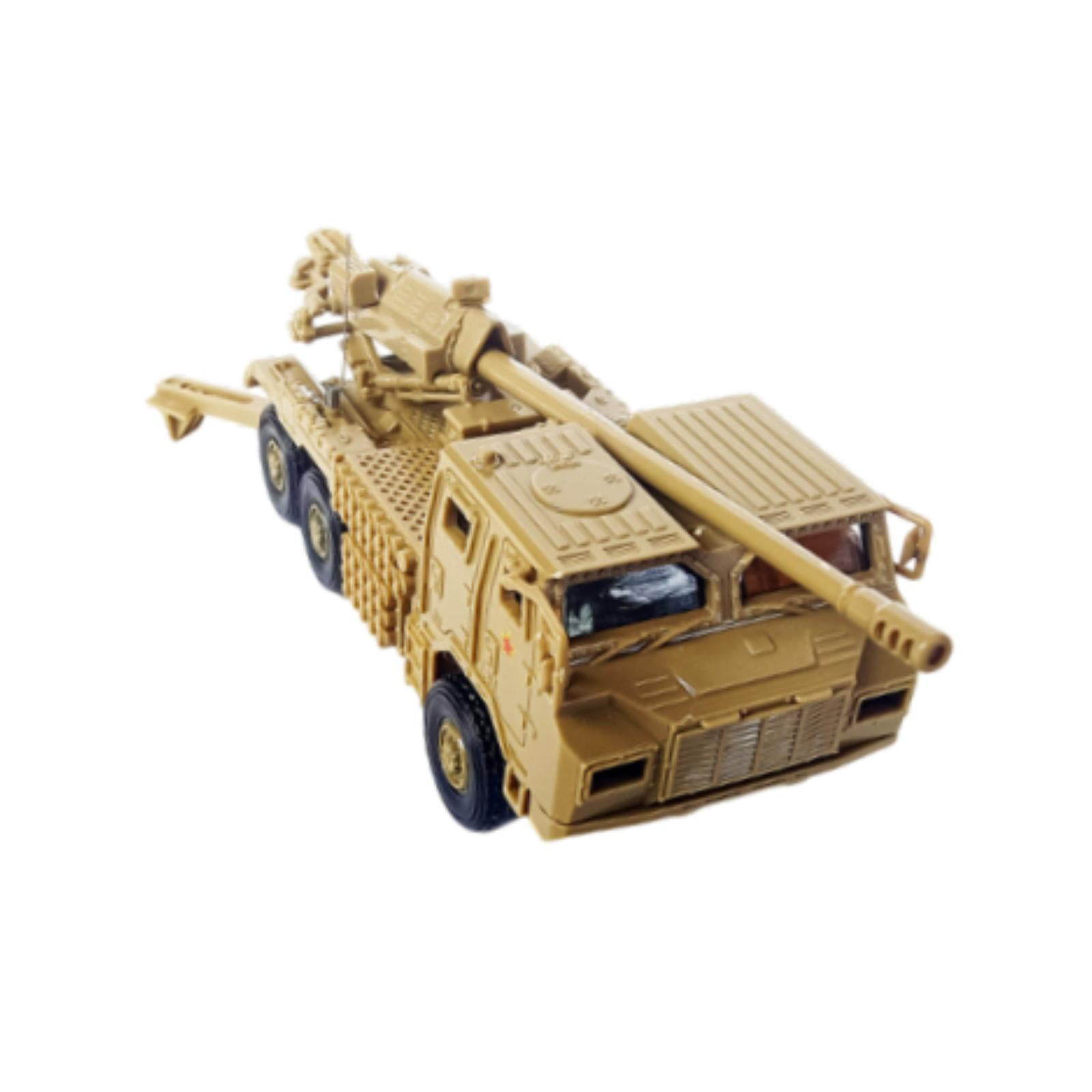 Magideal - Kit De Modelo De Construcción De Modelo De Tanque 1:72 4d, Decoración De Mesa, Carro De Vehículo Blindado En Miniatura Para Montar Diy Para Regalo De Amarillo