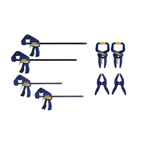 Juego de abrazaderas IRWIN QUICK-GRIP para carpintería, 6 pulgadas, 8 piezas