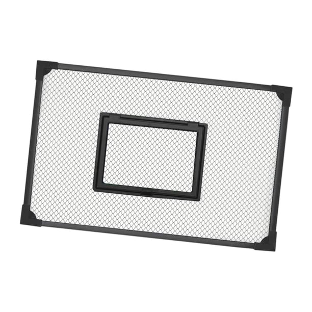 Tapa de acuario, filtro de repuesto para acuario, protección, fácil instalación, ventana para bricolaje, 6 mm, malla anti-rejilla para tapa de acuario 60 cm x 45 cm