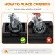 thumbnail image 3 of Elevadores para Cama BTSD-home 11 cm 2200 kg Apilables (Pack de 4), 3 of 9