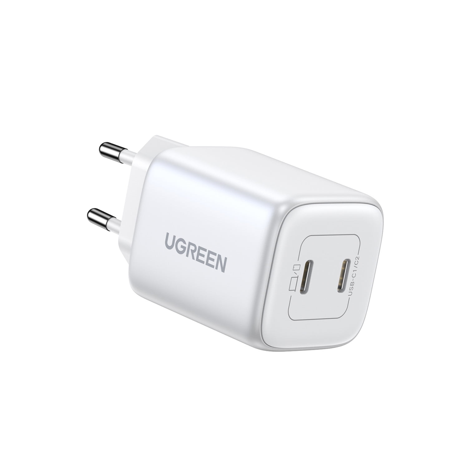 Ugreen - Cargador 45w Nexode Gan Tech Pd 2 Usb-c Blanco Cd294-15327