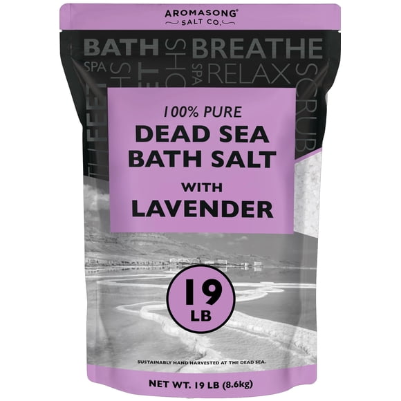 Sal de baño Aromasong Sal pura del Mar Muerto con lavanda 8,6 kg
