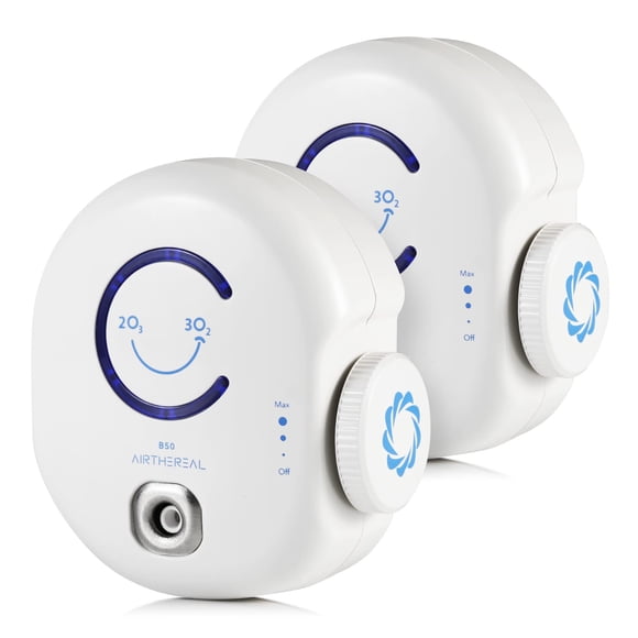 Purificador de aire Airthereal B50, minigenerador de ozono, paquete de 2