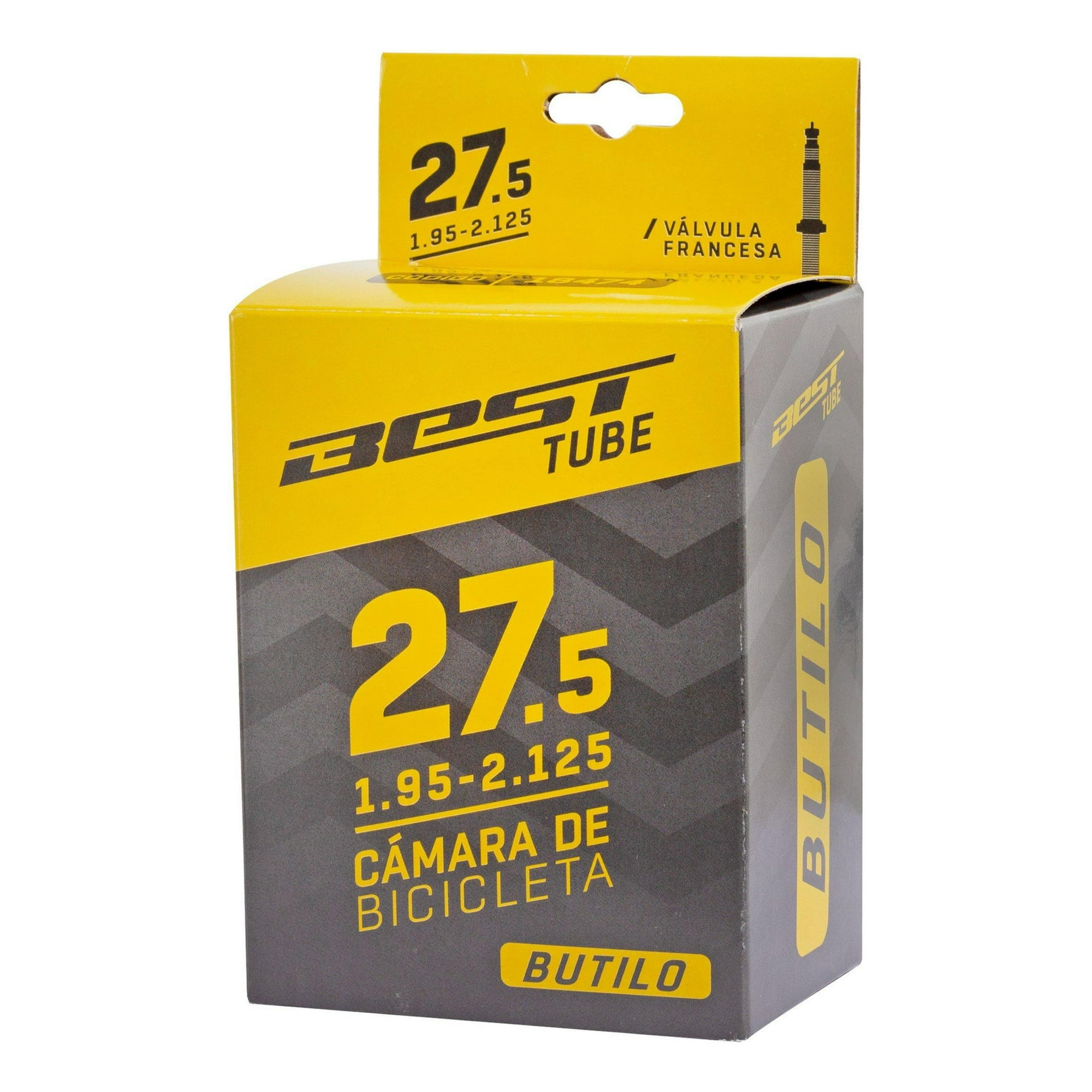 Cámara Bicicleta Best Aro 27.5 X 2.125 Butilo Valvula France