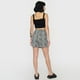 thumbnail image 3 of Skort Mujer Lino Lazo Lateral Negro Cebra Corona, 3 of 5