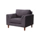 thumbnail image 2 of Sofa Milan 1C Con Resortes Pocket Lino Gris Oscuro, 2 of 3