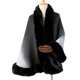 thumbnail image 1 of 25.60"X64.96" Imitation Rabbit Fur Shawl Scarf Collar Imitation Cashmere Cloak Winter Cold And Warm Shawl Wrap, 1 of 5