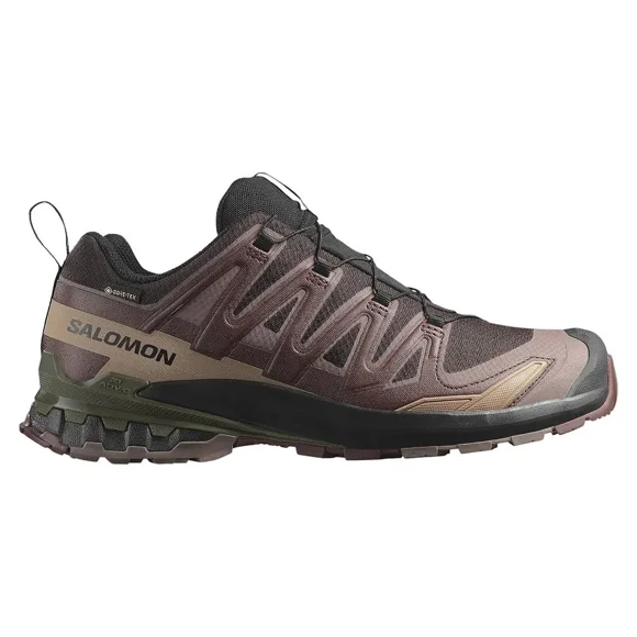 ZAPATILLA XA PRO 3D V9 GORE TEX BLACK COFFEE RUM RAISIN OLIVE NIGHT SALOMON
