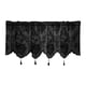 thumbnail image 5 of Cortina Con Cenefa Térmica Oscurecedora Con Bolsillo Para Barra Para Habitación Infantil Estilo Granja, Cocina, Color Negro, L, 5 of 5