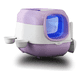 thumbnail image 1 of Arenero Sanitario Cerrado Para Gato Con Pala Puerta Abatiblekit Inicial Para Gato Con Bebedero Y Luz Esterilizadora,gatos Cuencoevita Las Salpicaduras De Arena,violeta, 1 of 3