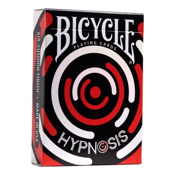 Naipes Bicycle Hypnosis Rojo Negro Blanco