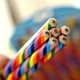 thumbnail image 4 of 4 Pcs/lot(bag) Cute 4 Color Concentric Rainbow Pencil For Student Children's Painting Graffiti Drawing Gift Art School Supplies, 4 of 4