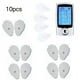 thumbnail image 1 of 10 pcs Reusable Self-Adhesive TENS Unit Electrode Pads for Pain Relief and Muscle Massage, 1 of 3