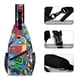 thumbnail image 3 of Poppy Playtime Riñonera Bandolera con Estampado Integral para Hombres y Mujeres, Bolso Cruzado Gráfico de Tendencia, Mochila de Hombro Streetwear para Ciclismo y Deportes, Riñonera Versátil Casual, 3 of 6