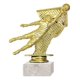 thumbnail image 1 of Trofeo Arquero Plástico Oro Con Base Mármol, 1 of 1