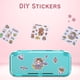 thumbnail image 4 of Kit de accesorios para consola de juegos 9 en 1 para Switch Lite, con protector de pantalla, tapas de joystick, funda transparente, calcomanías DIY, bolsa de transporte, correa para la muñeca, 4 of 7