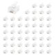 thumbnail image 1 of Cable plano para auriculares de teléfono, conector RJ11 6P4C x100 Uvital, 1 of 7