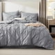 thumbnail image 2 of Juego de edredón Bedsure King Size, 7 piezas, ropa de cama gris, 2 of 9