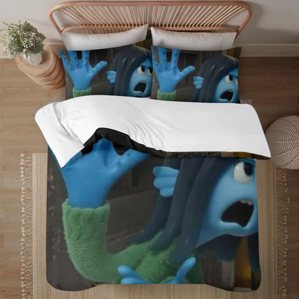 Ruby Gillman Teenage Kraken Soft 3D Printed Duvet Cover Bedding Set with Comforter Cover 3 Piece Set